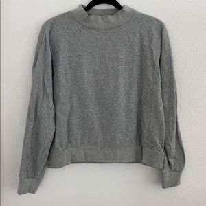 Mock neck sweatshirt